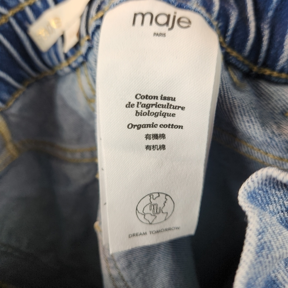 MAJE Promesso jeans size 2(34) in EUC - Picture 11 of 13